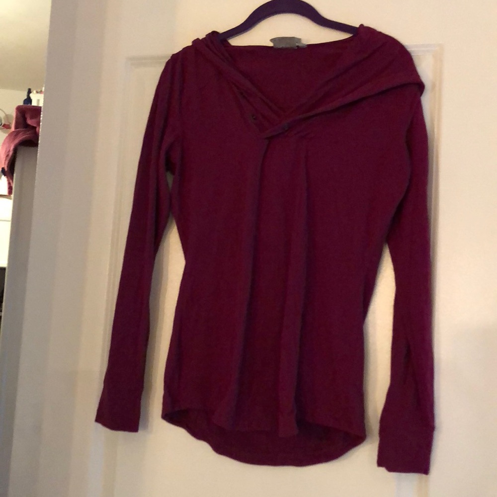 Athletes Hoodie in plum